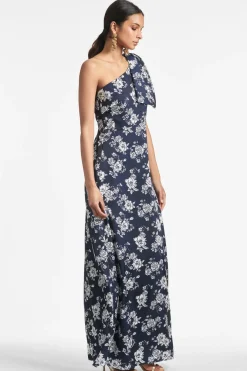 Sachin & Babi Chelsea Gown - Navy u0026 Ivory Peony