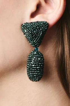 Sachin & Babi Chrystie Earrings - Metallic Faceted Beads