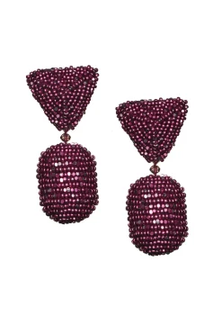 Sachin & Babi Chrystie Earrings - Metallic Faceted Beads