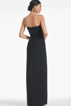 Sachin & Babi Ivy Gown - Black/Silver