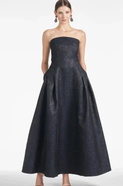 Sachin & Babi Margaux Gown - Black/Midnight