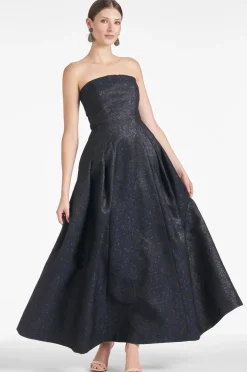 Sachin & Babi Margaux Gown - Black/Midnight