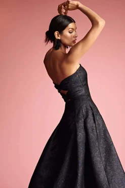 Sachin & Babi Margaux Gown - Black/Midnight