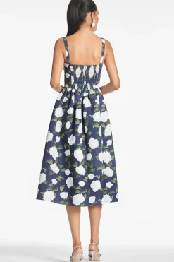 Sachin & Babi Olena Dress - Navy/Ivory Moonlit Garden