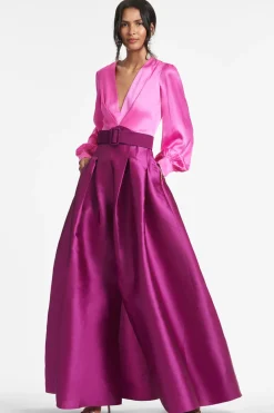 Sachin & Babi Zoe Gown - Pink/Magenta